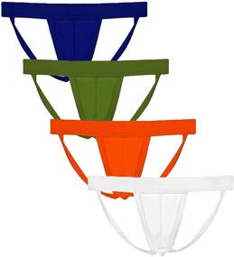 img 4 attached to 🩲 High-Performance Elastic Waistband Men's Jockstrap Underwear by Summer Code