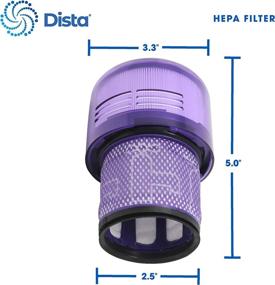 img 1 attached to Dista Filter -3 Pack: Compatible Vacuum Filters for Dyson V11 Torque Drive and Animal - Compare to Part # 970013-02