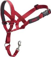 halti dogs headcollar red size logo