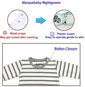 img 2 attached to Marquebaby Unisex Baby Boys Girls Sleep Gown: Soft & Lightweight 100% Breathable Cotton