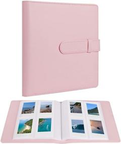 img 4 attached to Baby Pink 256 Pockets Photo Album for Fujifilm Instax 11 Mini 9 Mini 8 Mini 40 Mini Link, Polaroid Snap Z2300 PIC-300 SocialMatic Instant Cameras & Zip Instant Printer