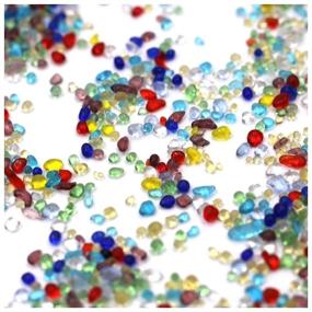 img 1 attached to 🌈 Vibrant Rainbow Gravel Aquarium Marbles: Decorative Colored Pebbles for Fish Tanks, 542g / 19oz