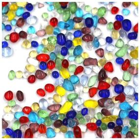 img 3 attached to 🌈 Vibrant Rainbow Gravel Aquarium Marbles: Decorative Colored Pebbles for Fish Tanks, 542g / 19oz