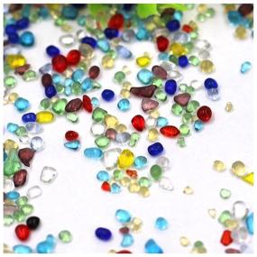 img 2 attached to 🌈 Vibrant Rainbow Gravel Aquarium Marbles: Decorative Colored Pebbles for Fish Tanks, 542g / 19oz
