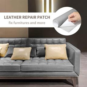 img 2 attached to Leather Repair Patch Self Adhesive Leather Repair Sewing