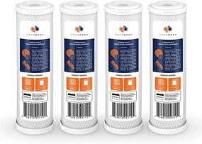 img 4 attached to Enhance Water Filtration with Aquaboon 4 PACK Micron Coconut Cartridge