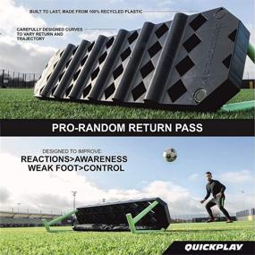 img 1 attached to ⚽ QUICKPLAY Replay Station: Dual Texture Soccer Rebound Board with Adjustable Angle for Professional Use