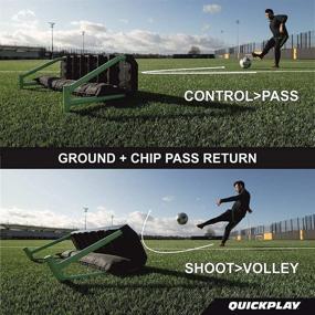 img 2 attached to ⚽ QUICKPLAY Replay Station: Dual Texture Soccer Rebound Board with Adjustable Angle for Professional Use