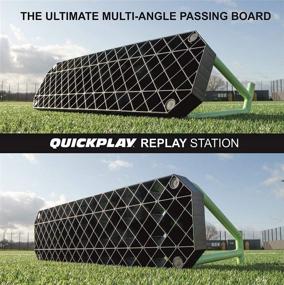 img 4 attached to ⚽ QUICKPLAY Replay Station: Dual Texture Soccer Rebound Board with Adjustable Angle for Professional Use