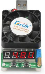 img 2 attached to ⚡️ DROK USB нагрузочное испытание: модуль сопротивления электронной нагрузки LD25 с регулируемым постоянным током, интеллектуальным контролем температуры и вентилятором охлаждения