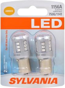 img 4 attached to SYLVANIA 1156 Amber LED Лампа, набор из 2