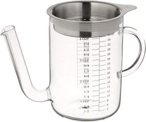 img 3 attached to 🍶 4-Cup Glass and Stainless Steel Gravy Separator by Küchenprofi