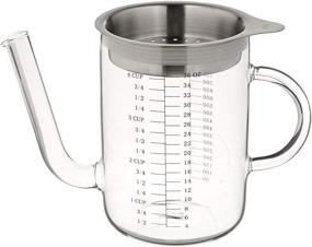 img 4 attached to 🍶 4-Cup Glass and Stainless Steel Gravy Separator by Küchenprofi