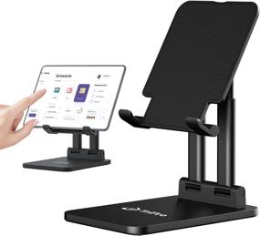 img 4 attached to 📱 TriPro Portable Tablet Stand - Adjustable Height & Angel, Wide 4.72 inches, Super Stable for Desk - Compatible with Tablets 7-15.6", iPad Pro 12.9, Portable Monitors, Surface Pro