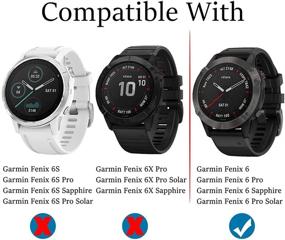 img 3 attached to Suoman 3-Pack Garmin Fenix 6 Tempered Glass Screen Protector - Anti-Scratch Shield for Fenix 6/6 Pro/Sapphire/Solar (Not for Fenix 6S/6X)