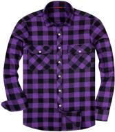 👔 alimens gentle button down flannel shirts for men's regular clothing logo