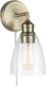 img 2 attached to Amazon Brand Contemporary Plug Hardwire Lighting & Ceiling Fans