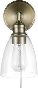 img 4 attached to Amazon Brand Contemporary Plug Hardwire Lighting & Ceiling Fans