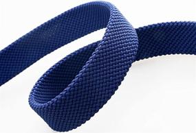 img 2 attached to 👔 Premium Weifert Braided Stretch Elastic Fabric Men's Accessories | Upgrade Your Style