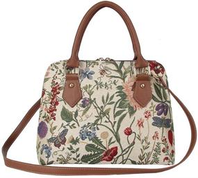 img 4 attached to Signare Tapestry Detachable Shoulder CONV PEO Women's Handbags & Wallets for Top-Handle Bags