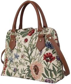 img 3 attached to Signare Tapestry Detachable Shoulder CONV PEO Women's Handbags & Wallets for Top-Handle Bags