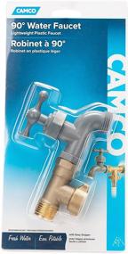 img 1 attached to Camco 90 Degree Water Faucet: Convenient RV Fresh 🚰 Water Inlet for Outdoor Use - Lightweight & Lead Free (22463)