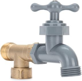 img 4 attached to Camco 90 Degree Water Faucet: Convenient RV Fresh 🚰 Water Inlet for Outdoor Use - Lightweight & Lead Free (22463)