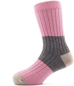 img 1 attached to 🧦 6 Pack Boys Wool Socks: Winter Warmth for Kids, Thermal Crew Socks