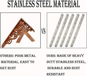 img 2 attached to 🔧 Mending Straight Stainless Steel Furniture Strips: Durable and Reliable Repairs
