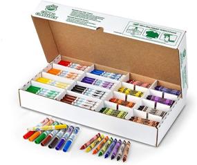 img 3 attached to Мои первые стираемые фломастеры и треугольные восковые мелки Crayola, 128 шт. Класспак: яркое художественное приданое для детей – чисто и весело!