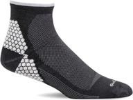 🧦 revitalize your feet with sockwell women's plantar sport quarter sock logo