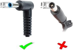 img 2 attached to 💡 DTK Зарядное устройство для ноутбука 19.5V 2.31A переменного тока для HP Pavilion, Elitebook, Stream, Touchsmart, Spectre - источник питания высокого качества