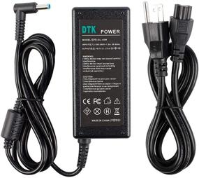 img 4 attached to 💡 DTK Зарядное устройство для ноутбука 19.5V 2.31A переменного тока для HP Pavilion, Elitebook, Stream, Touchsmart, Spectre - источник питания высокого качества
