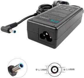img 3 attached to 💡 DTK Зарядное устройство для ноутбука 19.5V 2.31A переменного тока для HP Pavilion, Elitebook, Stream, Touchsmart, Spectre - источник питания высокого качества