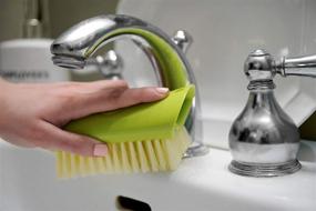 img 3 attached to 🧼 Efficient Green Household Scrub Brush: Full Circle Lean & Mean