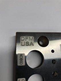 img 1 attached to 🔩 English Steel Dowel Plate for DFM Applications