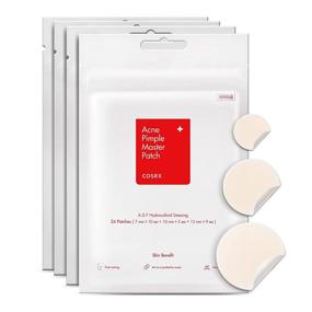 img 4 attached to COSRX Acne Pimple Patch (96 counts): Fast Healing, Blemish Cover & Hydrocolloid Spot Treatment in 3 Sizes