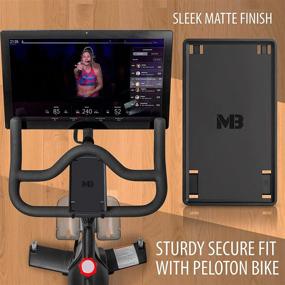 img 1 attached to 🚴 MELBLU Peloton Phone Holder and Tray: Secure, Stylish Accessory for Peloton Bike