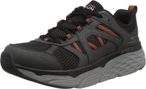 img 4 attached to 👟 Comfortable Skechers Cushioning Sneaker in Charcoal Synthetic Material