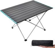 🏕️ orisconca-portable camping table: ultralight aluminum, ideal for camping, picnic, bbq, beach, fishing, hiking & holiday parties (small) логотип