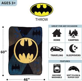 img 2 attached to Franco Bedding Super Plush Batman