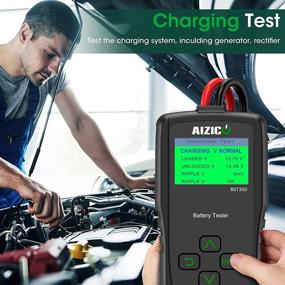 img 1 attached to AIZICO Car Battery Tester - 12V 24V Load Tester, 100-2000 CCA Automotive Alternator Tester, Digital Auto Battery Analyzer for Car Truck Motorcycle ATV SUV Boat Yacht