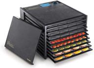 🔌 excalibur 9-tray electric food dehydrator: efficient 15 sq. ft. drying space, adjustable thermostat for faster dehydration - black логотип