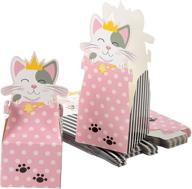 cat party favor boxes princess logo