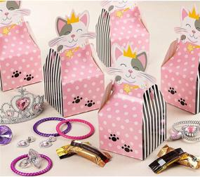 img 3 attached to Cat Party Favor Boxes Princess