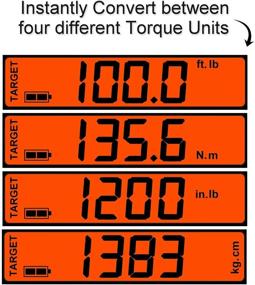 img 3 attached to eTORK 3/8-Inch Drive Electronic Torque Wrench | Click Style | 10-100 ft.-lb./13.6-135.6 N.m