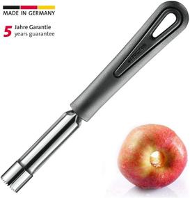 img 3 attached to Westmark Black Apple Core Remover Gentle: Efficient & Ergonomic Design, Silver, one size