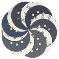 🔧 s&f stead & fast 60pcs 5 inch sanding discs hook & loop 8 holes wet dry 400 600 800 1000 1500 2000 grit orbital sander sandpaper with tack cloth, silicon carbide round flocking sandpaper for optimal seo логотип