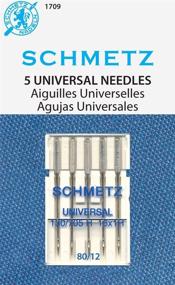 img 1 attached to 🧵 SCHMETZ Universal Household Sewing Machine Needles | Carded | Size 80/12 | Effective Stitching