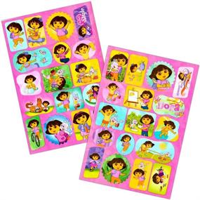 img 1 attached to Dora Explorer Coloring Stickers Supplies